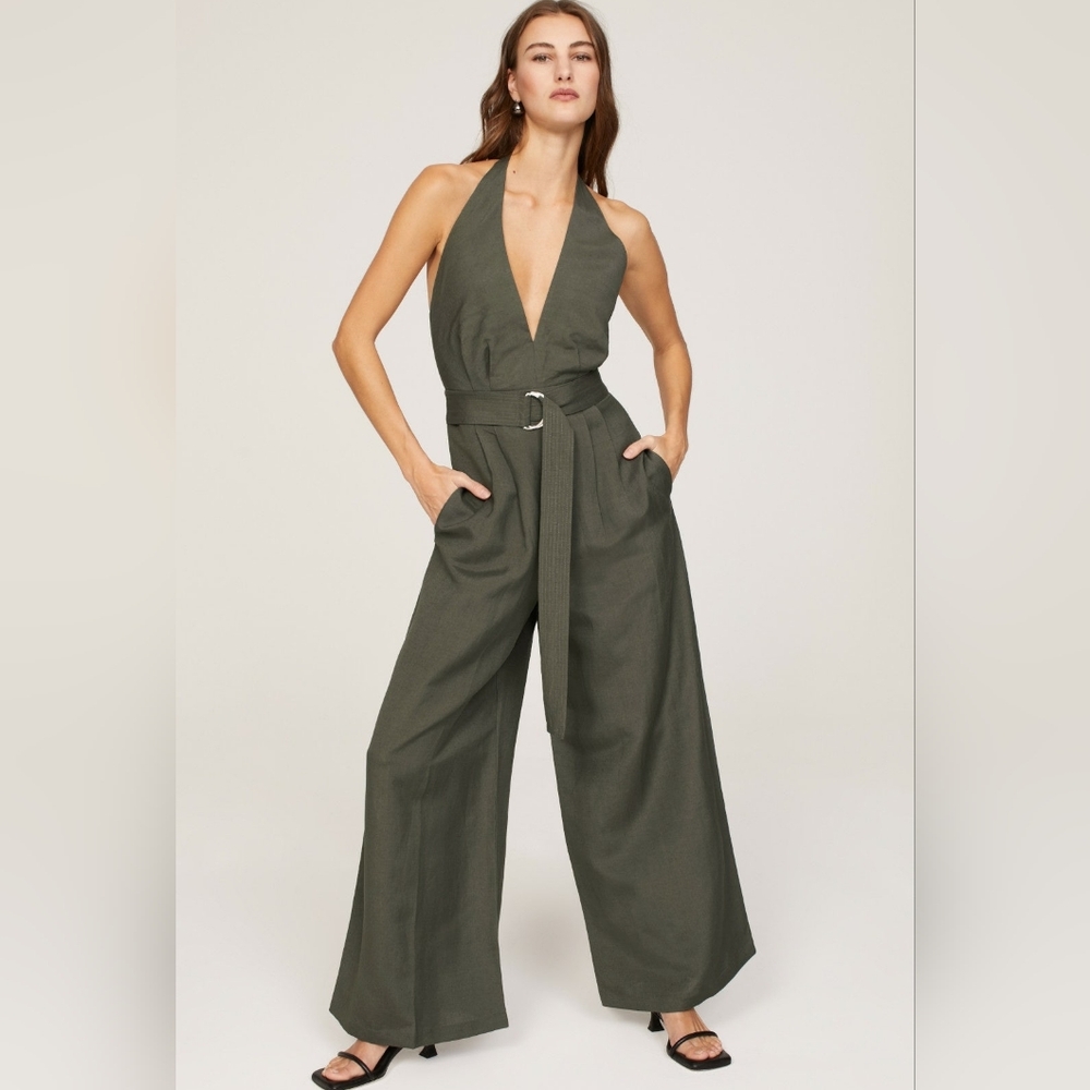 ADAM LIPPES | $410 Sage Halter Jumpsuit